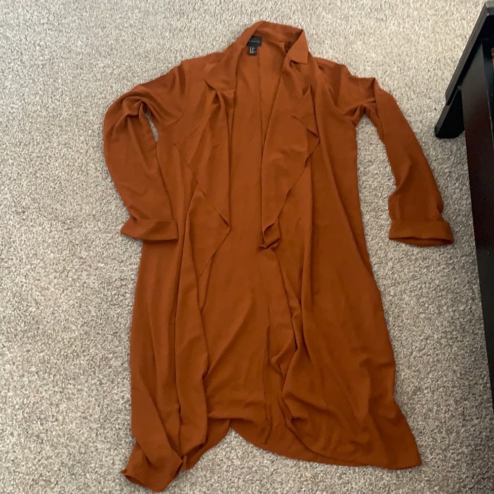 Orangy long cardigan